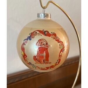 Schmid Gordon Fraser Open Me First‎ Christmas Dog 1985 Ornament